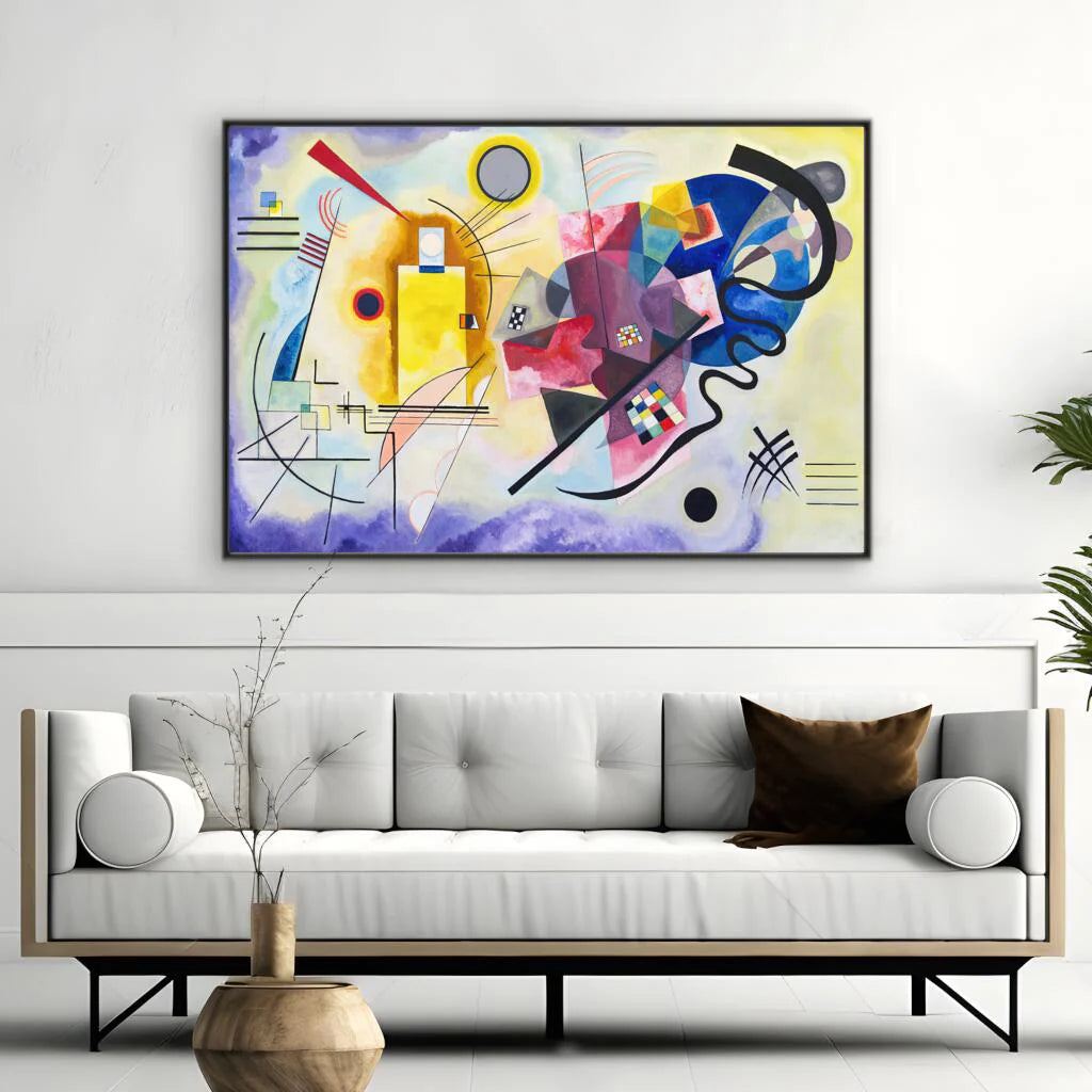Transform Your Space with the Iconic Yellow-Red-Blue by Wassily Kandinsky Wall Art Print