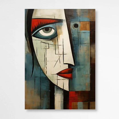 Abstract Face | Abstract Wall Art Prints - The Canvas Hive