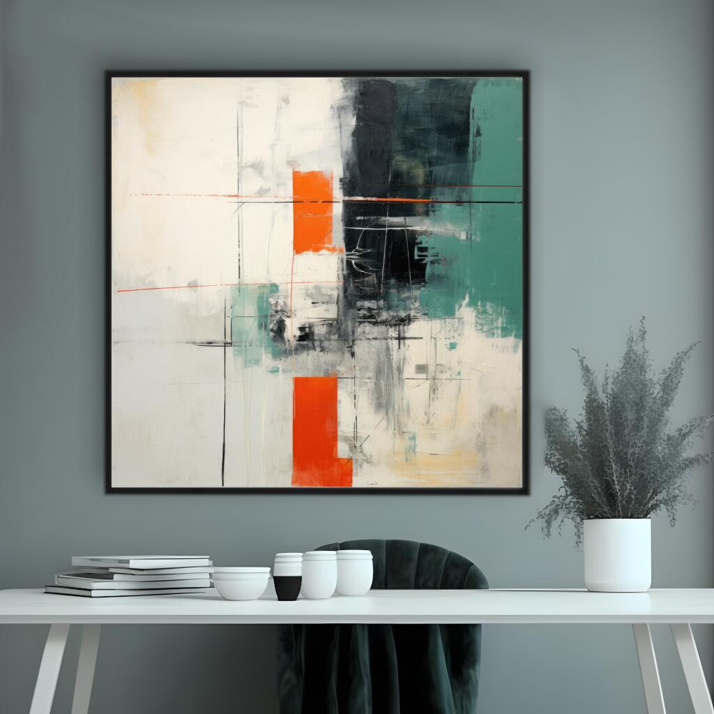 Abstract Intersecting Lines | Abstract Wall Art Prints - The Canvas Hive