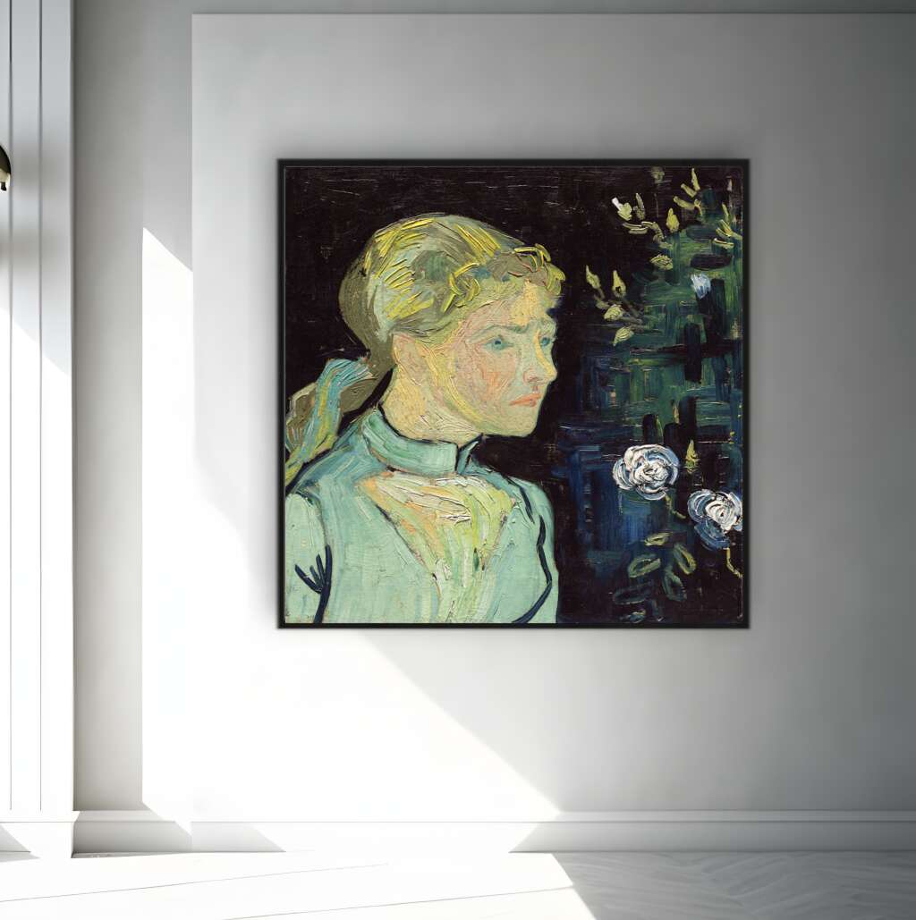 Adeline Ravoux by Vincent Van Gogh | Vincent Van Gogh Wall Art Prints - The Canvas Hive