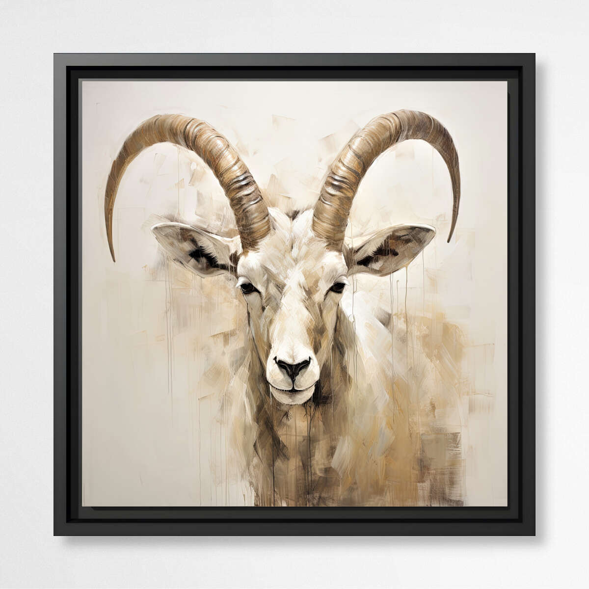 Antelope Beige Elegance | Animals Wall Art Prints - The Canvas Hive