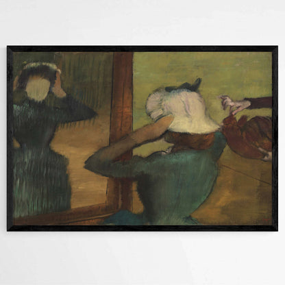 At the Milliner Painting by Edgar Degas | Edgar Degas Wall Art Prints - The Canvas Hive