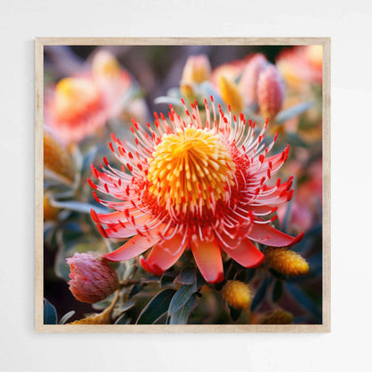 Australian Native Flower Banksia | Australiana Wall Art Prints - The Canvas Hive