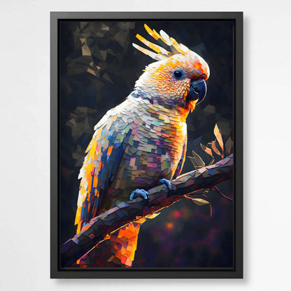 Avian Majesty Cockatoo| Animals Wall Art Prints - The Canvas Hive