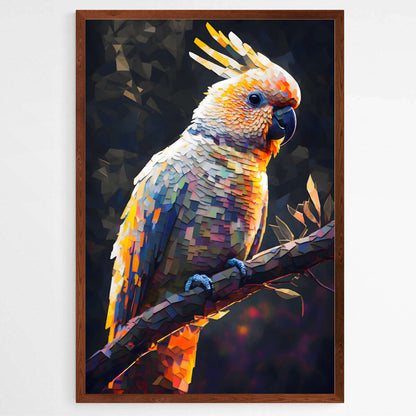 Avian Majesty Cockatoo| Animals Wall Art Prints - The Canvas Hive