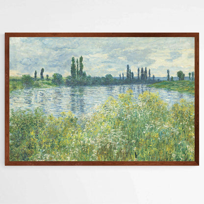 Banks of the Seine by Claude Monet | Claude Monet Wall Art Prints - The Canvas Hive