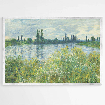 Banks of the Seine by Claude Monet | Claude Monet Wall Art Prints - The Canvas Hive