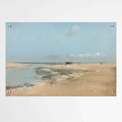 Beach at Low Tide (Mouth of the River) by Edgar Degas | Edgar Degas Wall Art Prints - The Canvas Hive