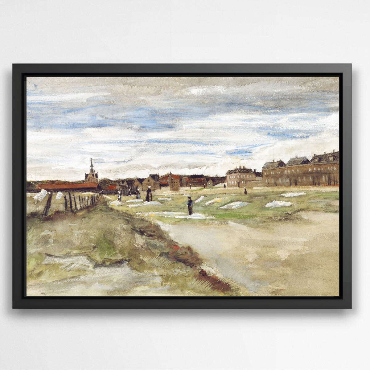 Bleaching Ground at Scheveningen by Vincent Van Gogh | Vincent Van Gogh Wall Art Prints - The Canvas Hive