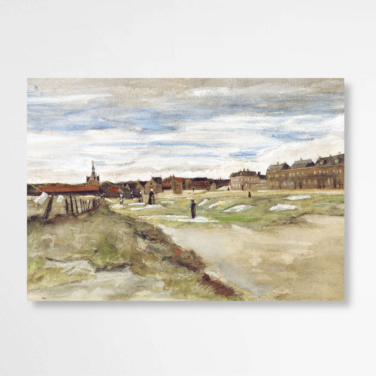 Bleaching Ground at Scheveningen by Vincent Van Gogh | Vincent Van Gogh Wall Art Prints - The Canvas Hive