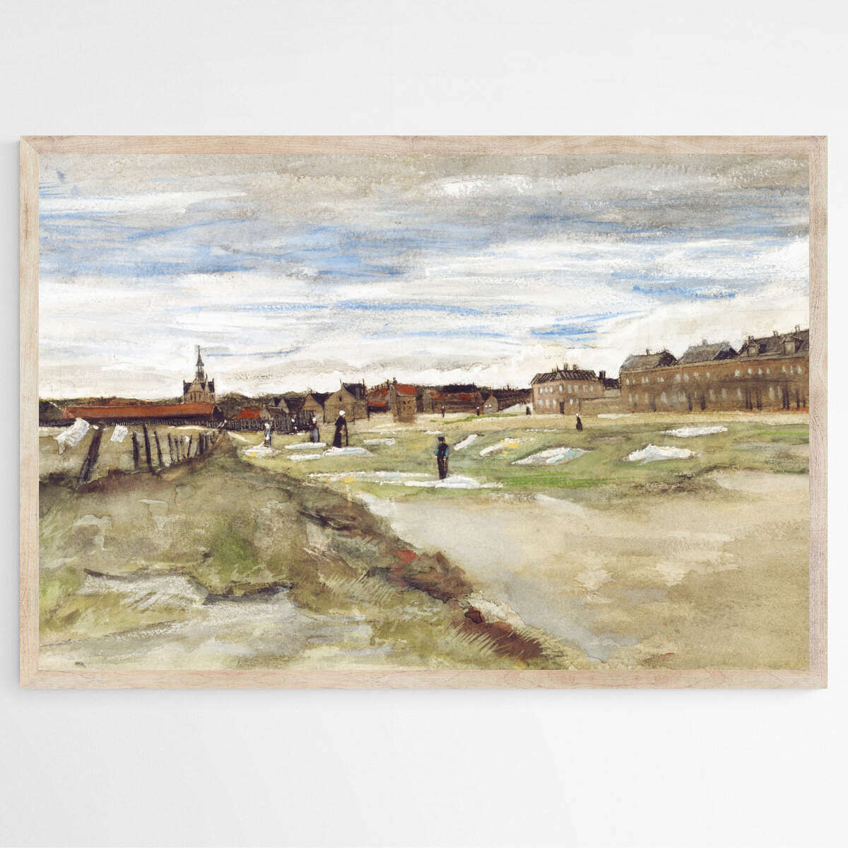 Bleaching Ground at Scheveningen by Vincent Van Gogh | Vincent Van Gogh Wall Art Prints - The Canvas Hive