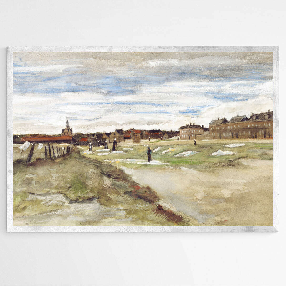 Bleaching Ground at Scheveningen by Vincent Van Gogh | Vincent Van Gogh Wall Art Prints - The Canvas Hive