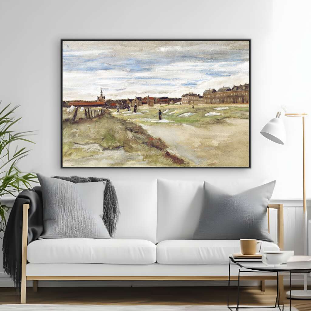 Bleaching Ground at Scheveningen by Vincent Van Gogh | Vincent Van Gogh Wall Art Prints - The Canvas Hive