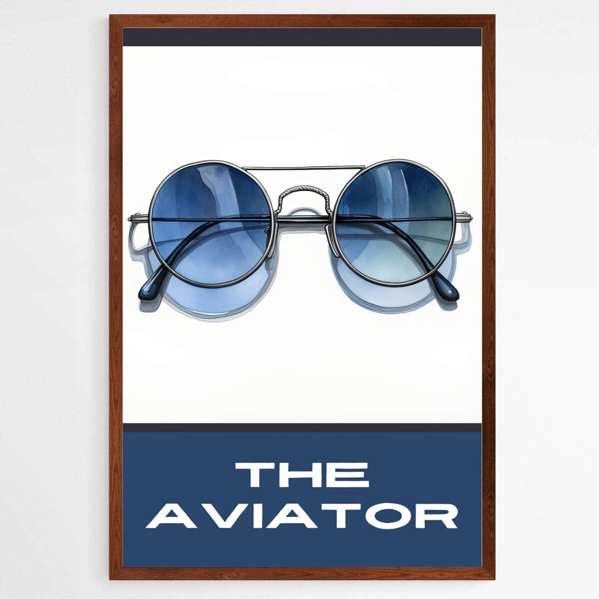 Blue Aviators | Minimalist Wall Art Prints - The Canvas Hive