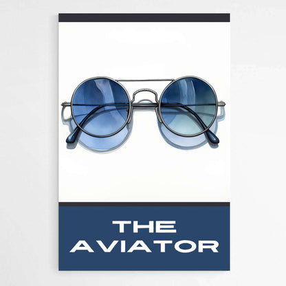Blue Aviators | Minimalist Wall Art Prints - The Canvas Hive