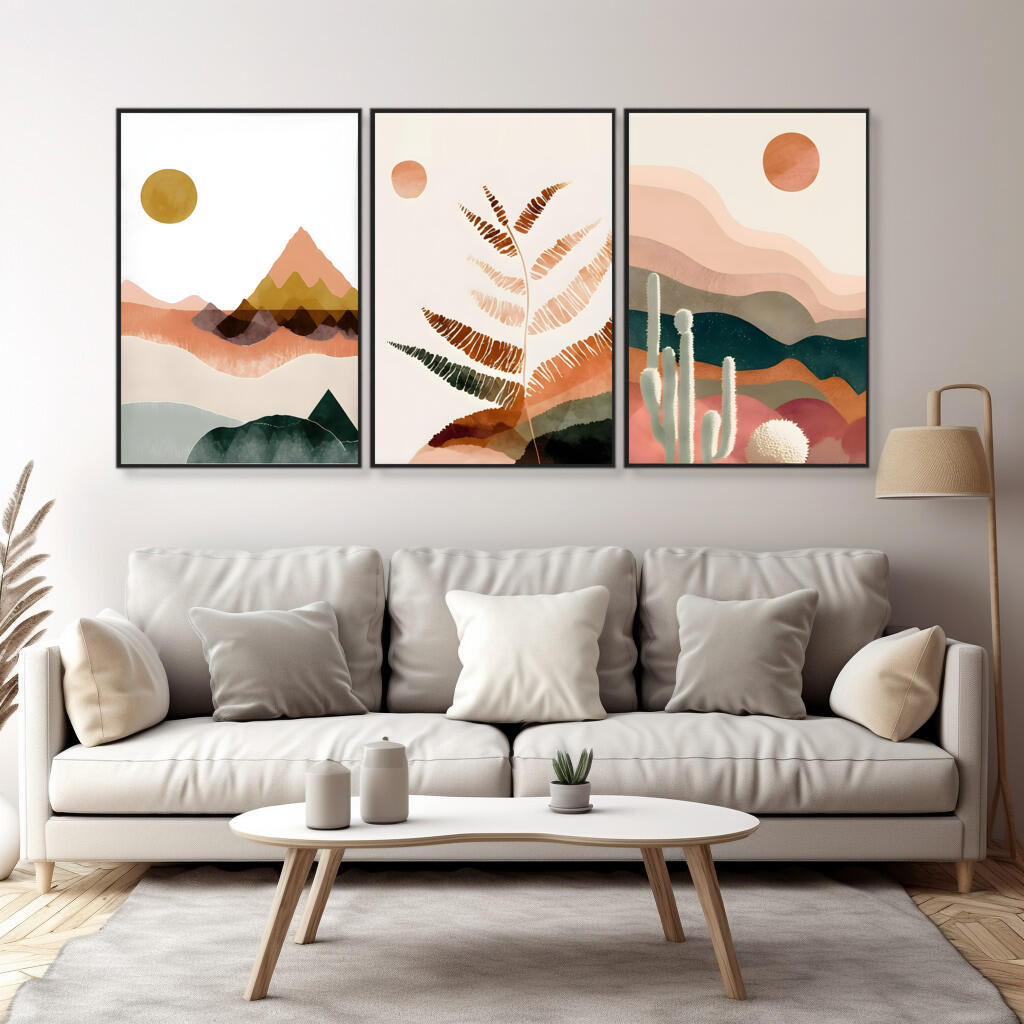 Boho Wall Art Set of 3