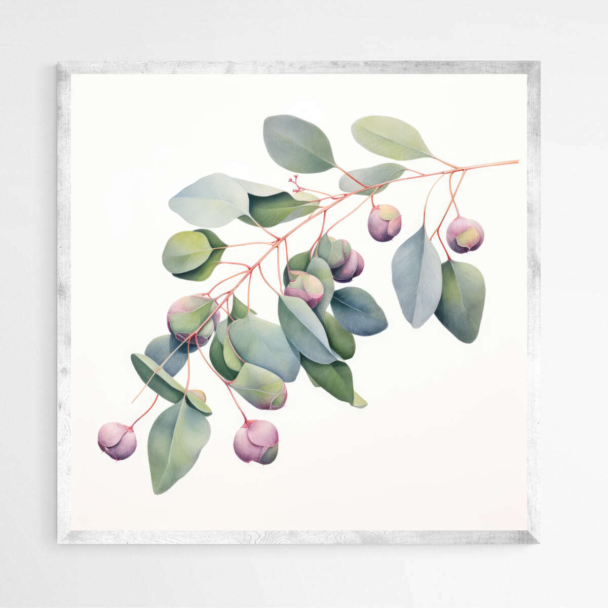 Botanical Beauty: Eucalyptus Branch Print | Australiana Wall Art Prints - The Canvas Hive