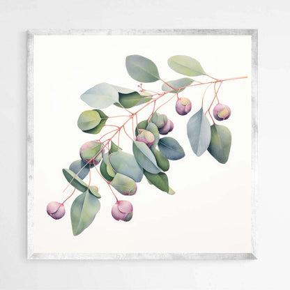 Botanical Beauty: Eucalyptus Branch Print | Australiana Wall Art Prints - The Canvas Hive