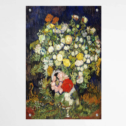 Bouquet of Flowers in a Vase by Vincent Van Gogh | Vincent Van Gogh Wall Art Prints - The Canvas Hive
