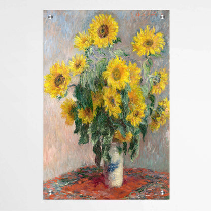 Bouquet of Sunflowers by Claude Monet | Claude Monet Wall Art Prints - The Canvas Hive