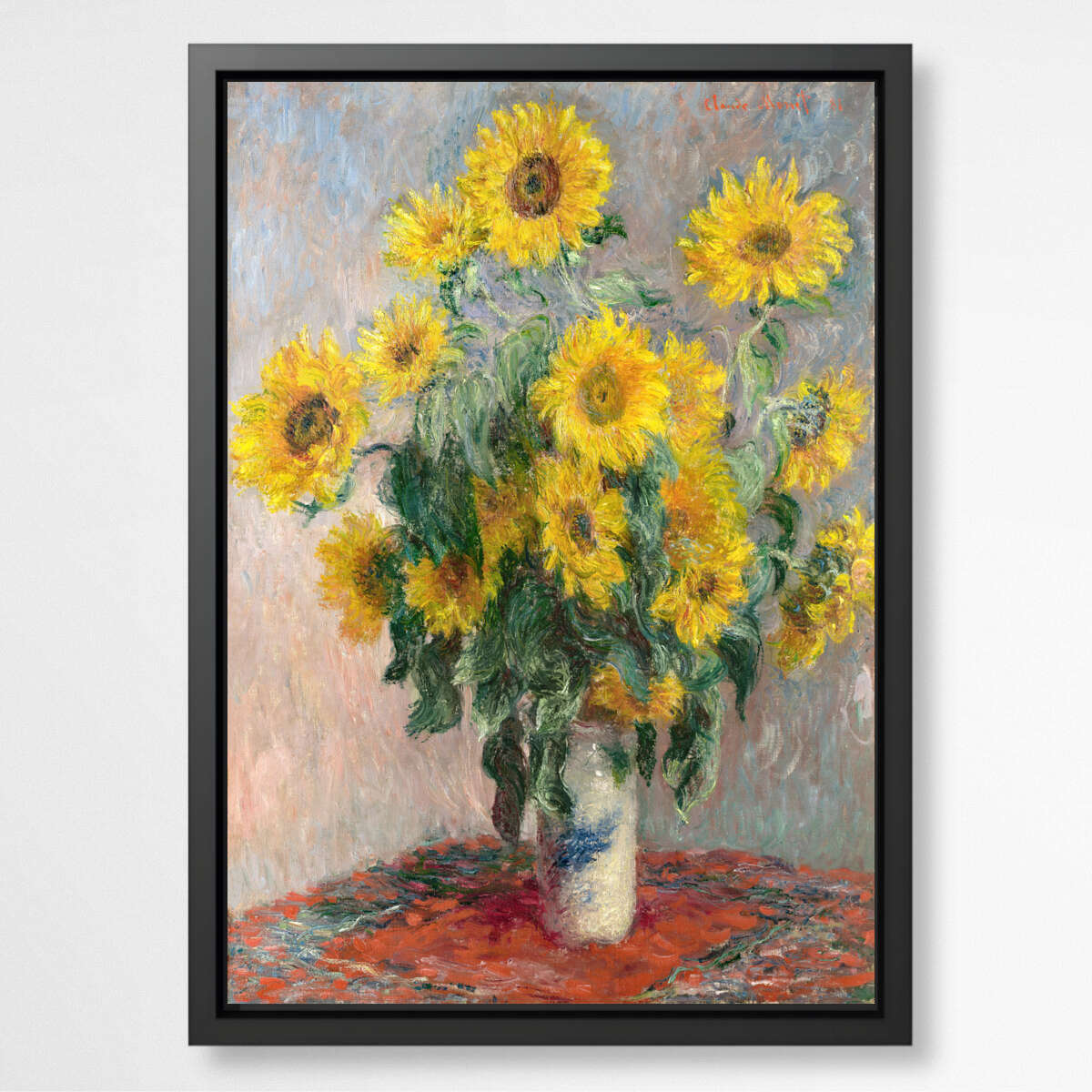 Bouquet of Sunflowers by Claude Monet | Claude Monet Wall Art Prints - The Canvas Hive
