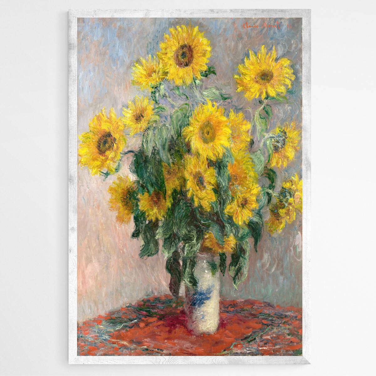 Bouquet of Sunflowers by Claude Monet | Claude Monet Wall Art Prints - The Canvas Hive