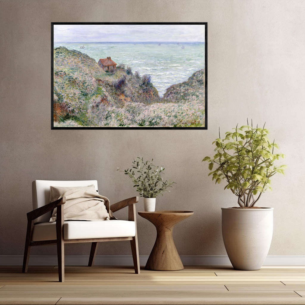 Cabin of the Customs Watch by Claude Monet | Claude Monet Wall Art Prints - The Canvas Hive