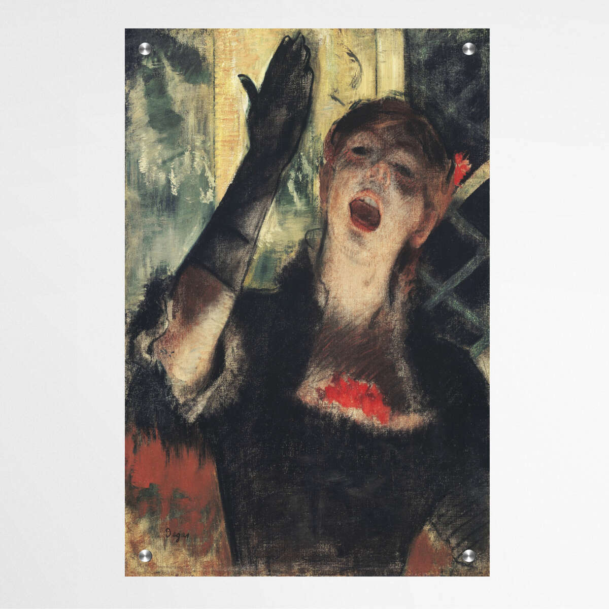 Cafe Singer by Edgar Degas | Edgar Degas Wall Art Prints - The Canvas Hive