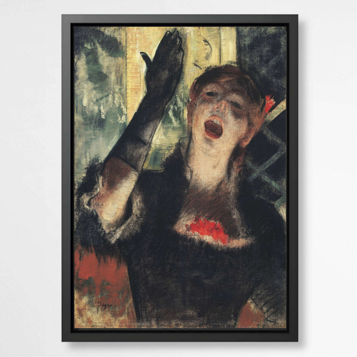 Cafe Singer by Edgar Degas | Edgar Degas Wall Art Prints - The Canvas Hive