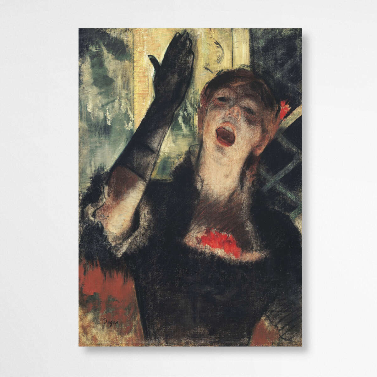 Cafe Singer by Edgar Degas | Edgar Degas Wall Art Prints - The Canvas Hive