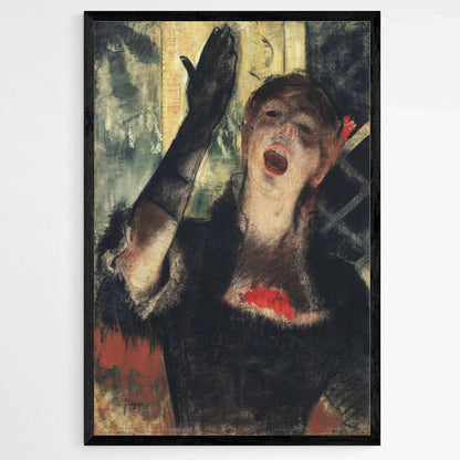 Cafe Singer by Edgar Degas | Edgar Degas Wall Art Prints - The Canvas Hive