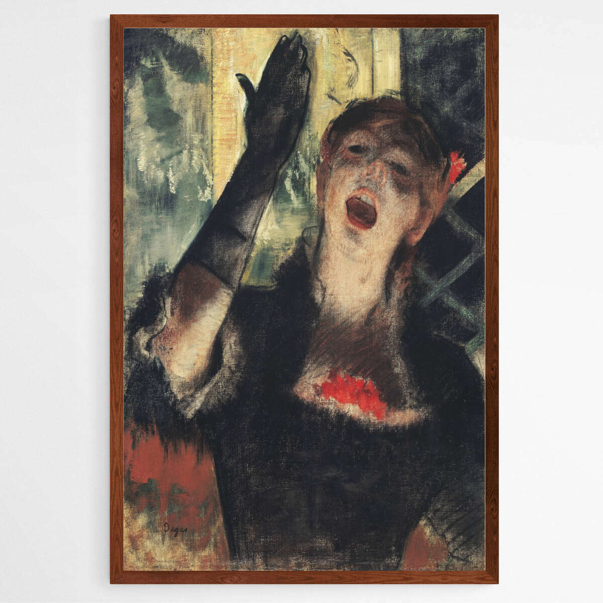 Cafe Singer by Edgar Degas | Edgar Degas Wall Art Prints - The Canvas Hive