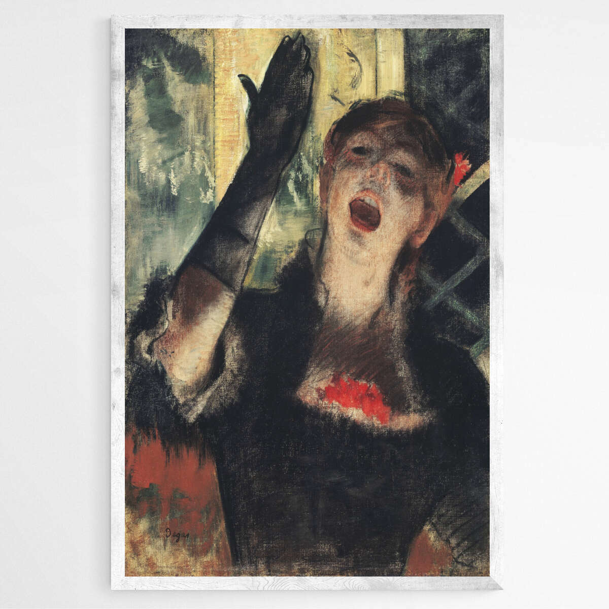 Cafe Singer by Edgar Degas | Edgar Degas Wall Art Prints - The Canvas Hive