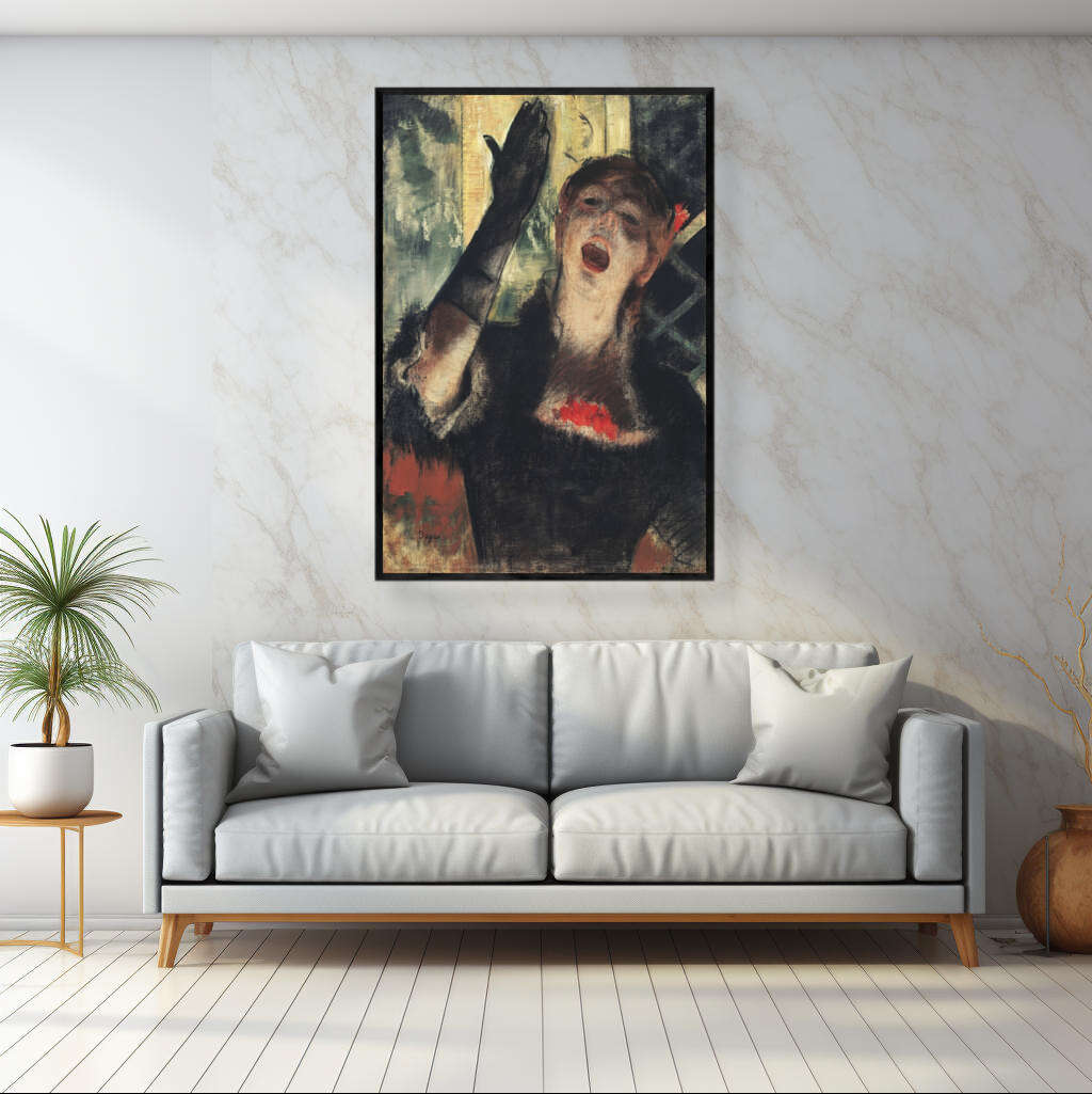 Cafe Singer by Edgar Degas | Edgar Degas Wall Art Prints - The Canvas Hive