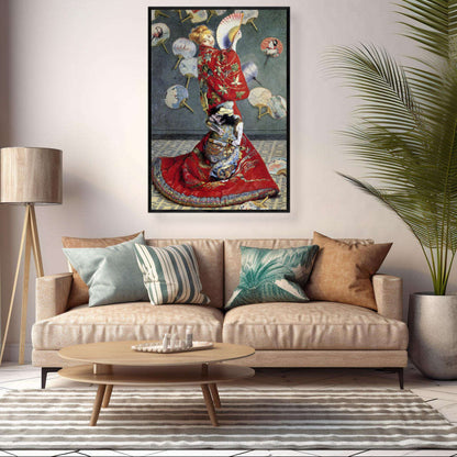 Camille In Japanese Costume by Claude Monet | Claude Monet Wall Art Prints - The Canvas Hive