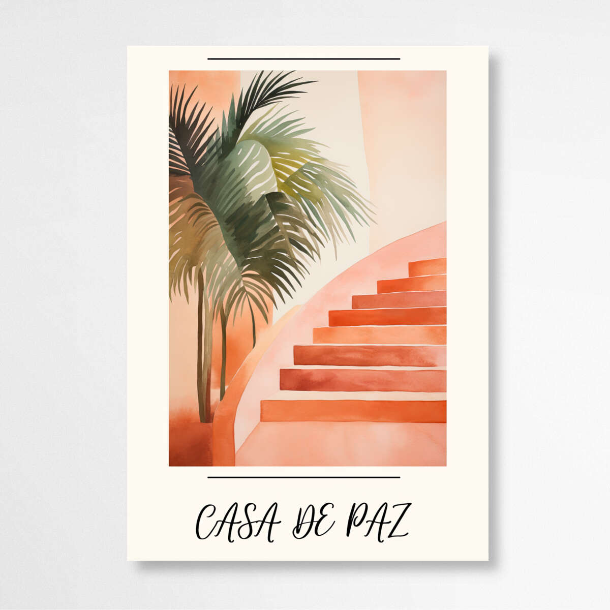 Casa De Paz | Minimalist Wall Art Prints - The Canvas Hive