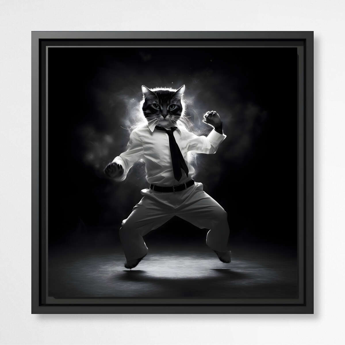 Cat in Motion | Animals Wall Art Prints - The Canvas Hive