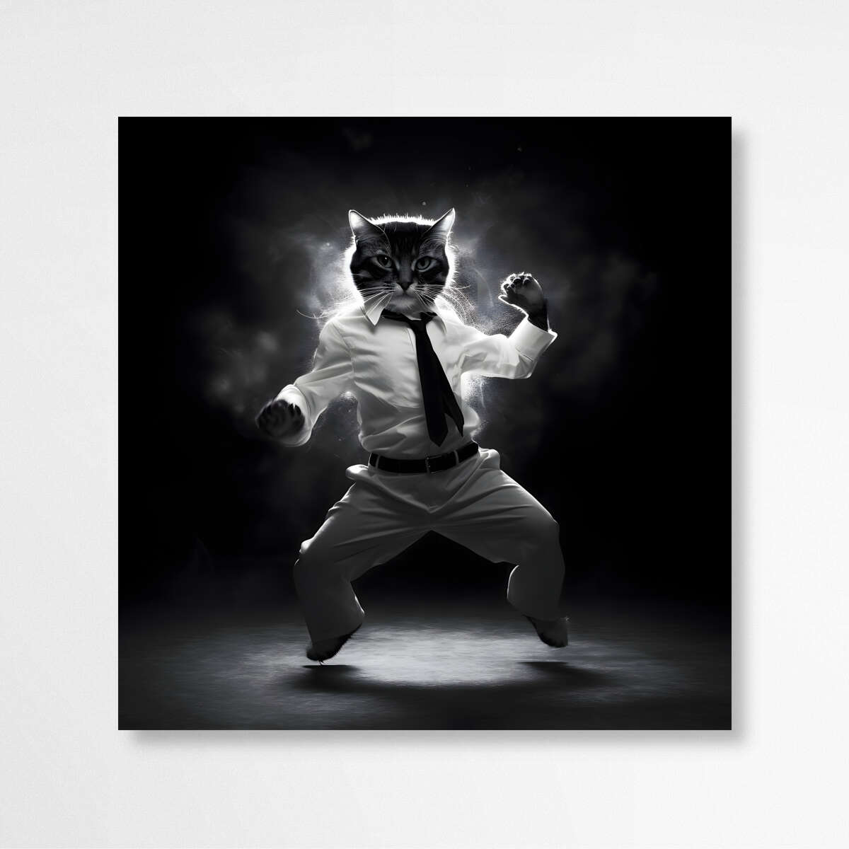 Cat in Motion | Animals Wall Art Prints - The Canvas Hive