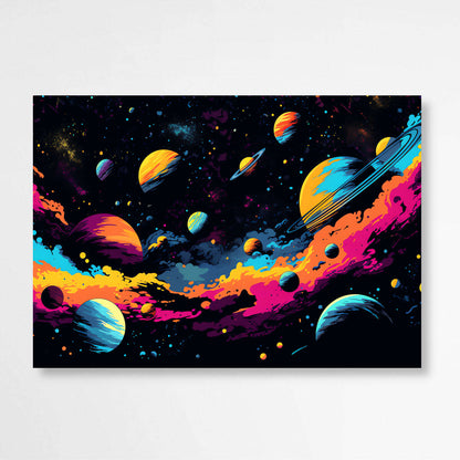 Celestial Planets | Pop Art Wall Art Prints - The Canvas Hive