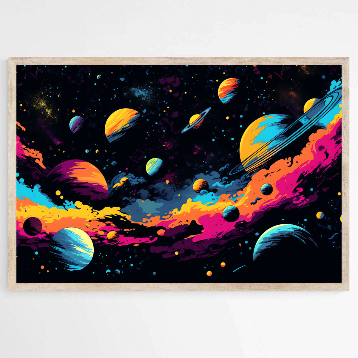 Celestial Planets | Pop Art Wall Art Prints - The Canvas Hive