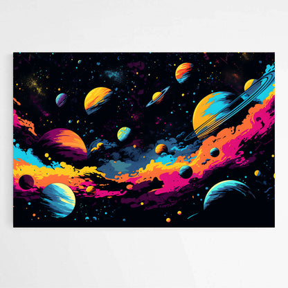 Celestial Planets | Pop Art Wall Art Prints - The Canvas Hive