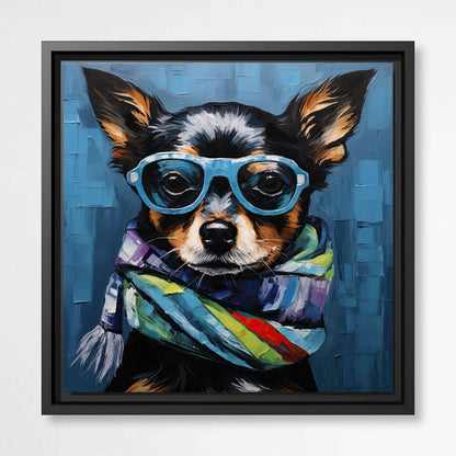 Chic Chihuahua Dog | Animals Wall Art Prints - The Canvas Hive