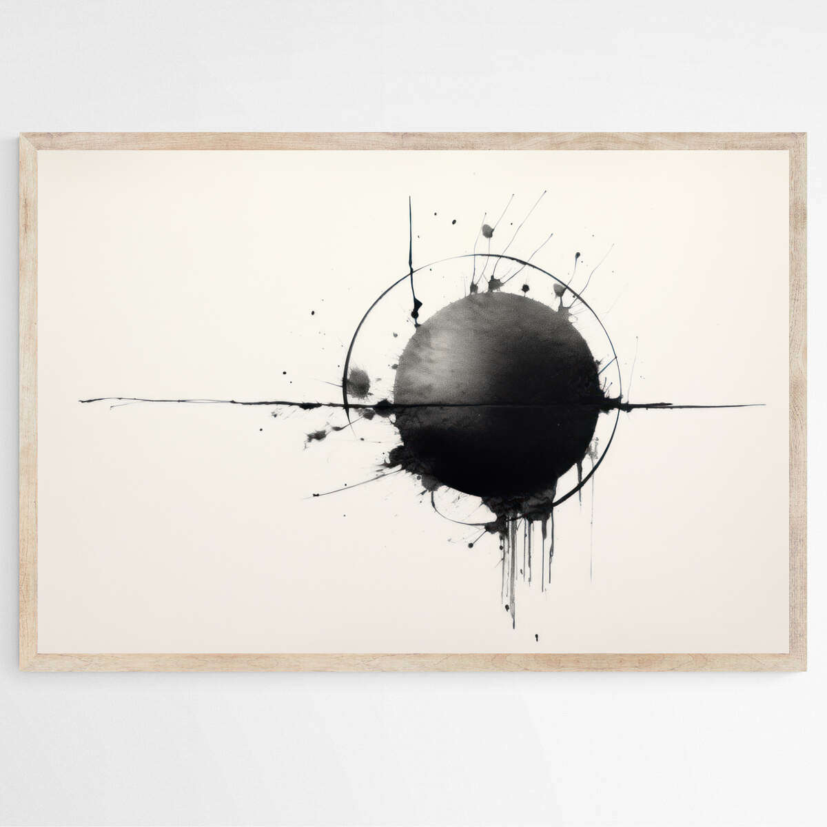 Circlular Ink Motion | Minimalist Wall Art Prints - The Canvas Hive