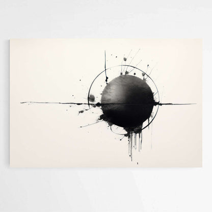 Circlular Ink Motion | Minimalist Wall Art Prints - The Canvas Hive