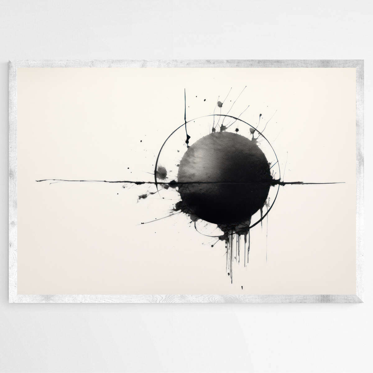 Circlular Ink Motion | Minimalist Wall Art Prints - The Canvas Hive