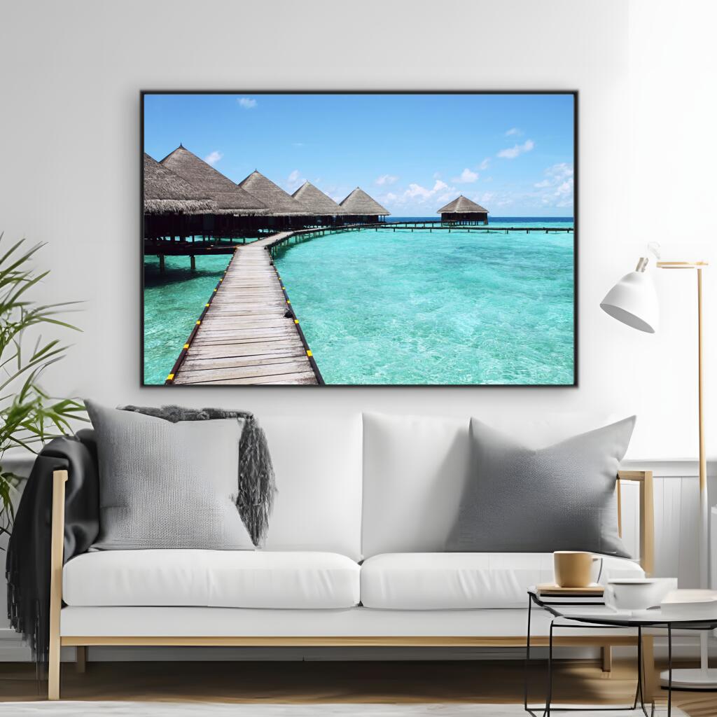 Coastal Retreat: Serenity by the Seaside | Beachside Wall Art Prints - The Canvas Hive