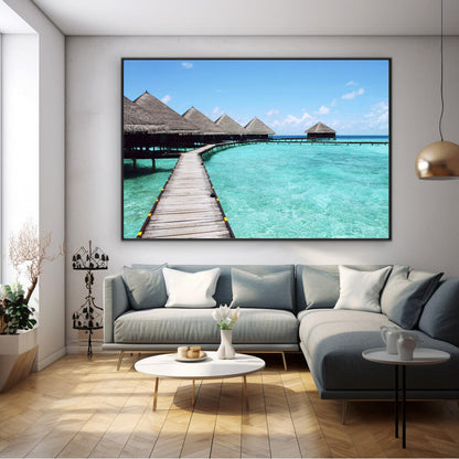 Coastal Retreat: Serenity by the Seaside | Beachside Wall Art Prints - The Canvas Hive