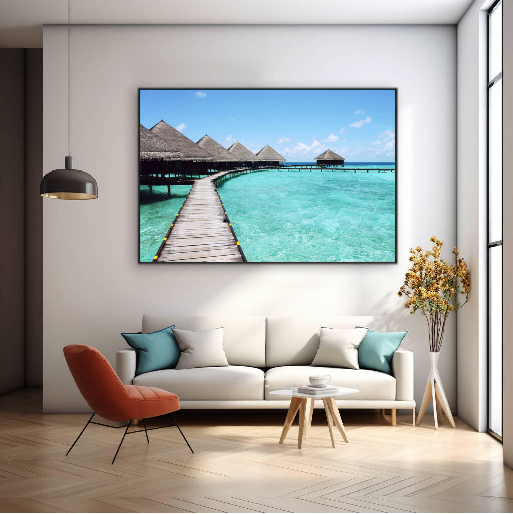 Coastal Retreat: Serenity by the Seaside | Beachside Wall Art Prints - The Canvas Hive