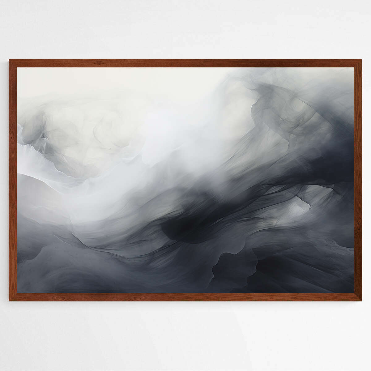 Colliding Grays | Abstract Wall Art Prints - The Canvas Hive