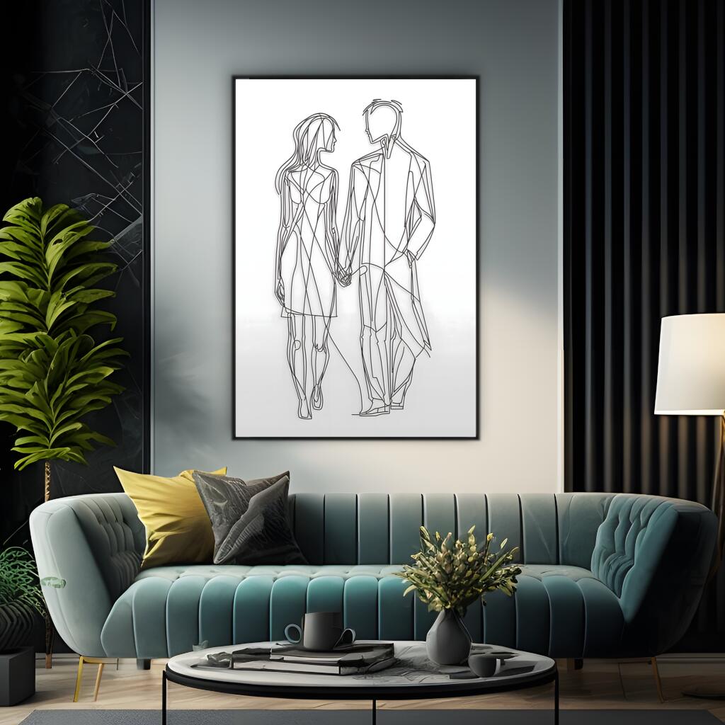 Connected Souls | Minimalist Wall Art Prints - The Canvas Hive